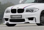 Rieger voorbumper | 1er E82, E88 (182 / 1C): 10.07- - Coupé,, Verzenden, Nieuw, BMW