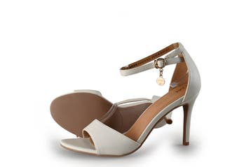 Mexx Sleehakken in maat 38 Beige, Kleding | Dames, Mexx, Verzenden, Beige, Zo goed als nieuw