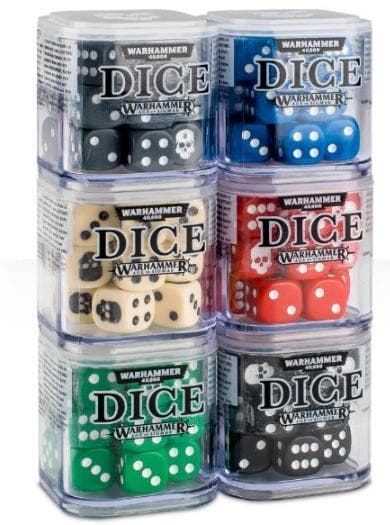 Citadel 12 mm Dice Set Grey (Warhammer Nieuw), Hobby & Loisirs créatifs, Wargaming, Enlèvement ou Envoi