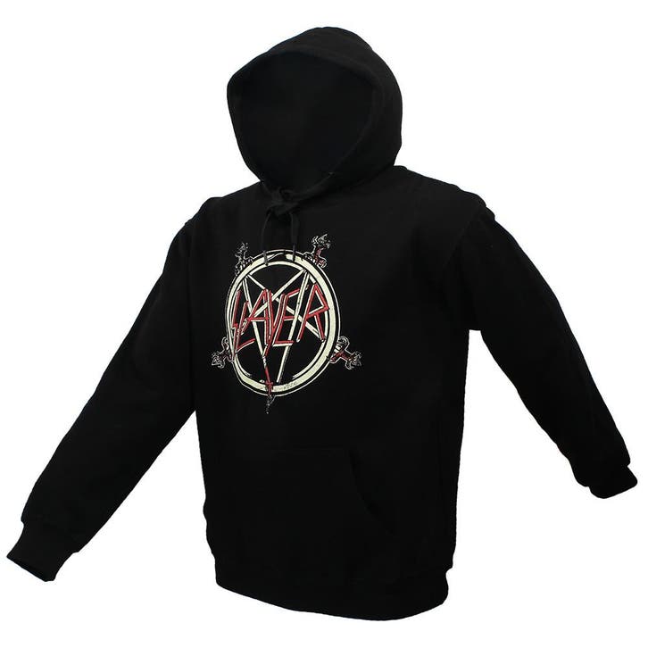 Slayer Pentagram Hoodie Trui - Officiële Merchandise, Kleding | Heren, Truien en Vesten