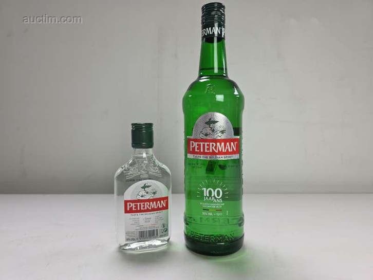 (14x) fles(sen) Peterman Jenever, Articles professionnels, Horeca | Food