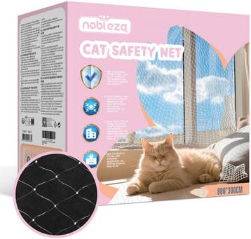 Kattennet - Voor Balkon - Balkon net - 8x3 m - Nobleza, Dieren en Toebehoren, Verzenden, Nieuw