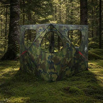 vidaXL Jacht Tent 145 x 145 x 150 cm Camouflage Polyester en, Caravans en Kamperen, Verzenden, Nieuw