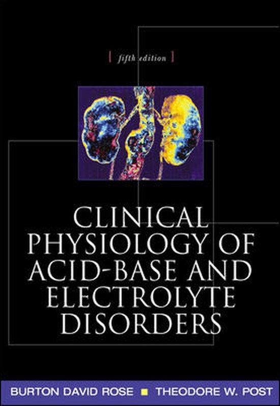 Clinicl Psycho Acid Base Electrolyte Dis 9780071346825, Boeken, Taal | Engels, Gelezen, Verzenden