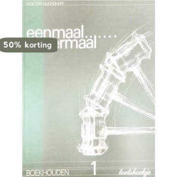 1 toetsb. Eenmaal andermaal boekhouden 9789001894078, Boeken, Studieboeken en Cursussen, Verzenden, Gelezen, Hilferink