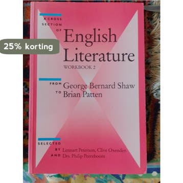 Cross section english literature 2 wb. 9789003365637, Verzenden, Gelezen, Peterson