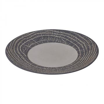 Bord | Porselein | Grijs | Per Stuk |  Ø265x32(h)mm Revol, Verzenden, Nieuw in verpakking