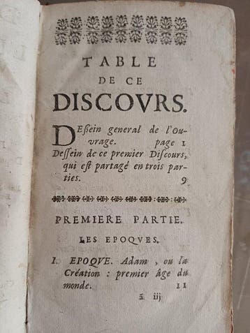 Bossuet - Discours sur lhistoire universelle - 1681