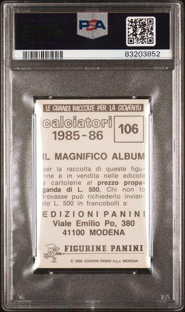 Panini 1985-86 Panini Calciatori #106 Karl-Heinz Rummenigge, Collections, Autocollants