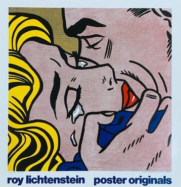Roy Lichtenstein (after) - KISS V - Années 2000, Antiquités & Art