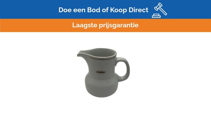 Bieden: Pershing Premium Porcelain Milk Jug, Huis en Inrichting, Keuken | Servies, Ophalen of Verzenden