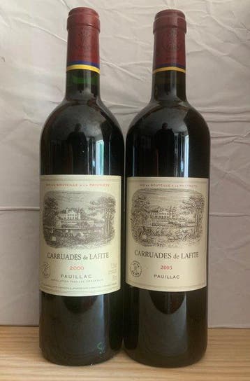 2000 & 2005 Carruades de Lafite Rothschild, 2nd wine of Ch., Nieuw