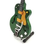 Miniatuur Gretsch gitaar met gratis standaard, Verzenden, Nieuw, Beeldje, Replica of Model