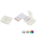 LED Strip RGB click hoek connector 90 graden soldeervrij 10, Ophalen of Verzenden, Nieuw