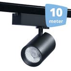 *TIP*  LED RAILVERLICHTING EOS zwart 10 SPOTS + 10M RAILS, Zakelijke goederen, Kantoor en Winkelinrichting | Winkel en Inventaris