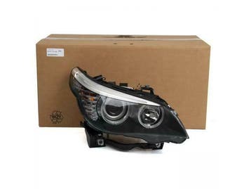 ORIGINELE BMW Koplamp HALOGEN rechts 63127177728 voor 5er E6, Ophalen of Verzenden, Nieuw