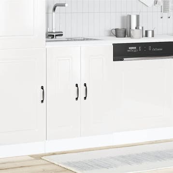 vidaXL Spoelbakonderkast Kalmar 60x46x81,5cm bewerkt hout, Verzenden, Nieuw