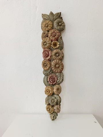 Wanddecoratie - Exquisiet decoratieve muurappliqué /