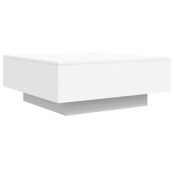 Salontafel 80x80cm wit | Tweede kansje | OP = OP, Verzenden