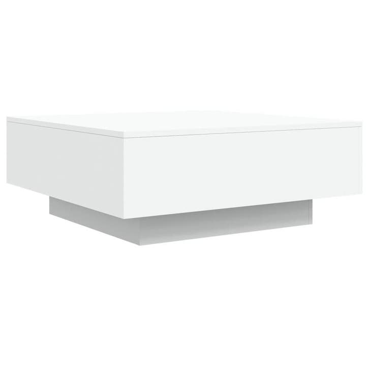 Salontafel 80x80cm wit | Tweede kansje | OP = OP, Huis en Inrichting, Tafels | Salontafels, 50 tot 100 cm, 50 tot 100 cm, Vierkant