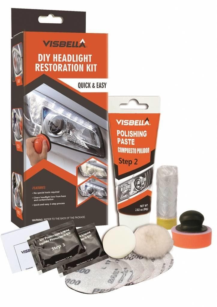 TM koplampen polijsten set compleet Handmatig XL, Autos : Divers, Outils de voiture, Envoi