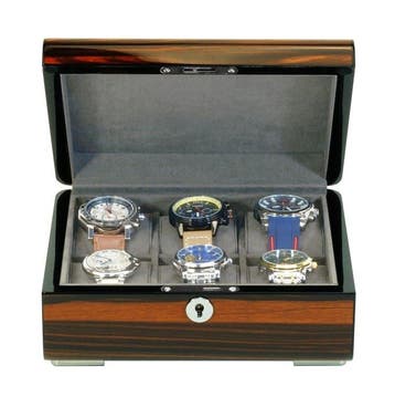 Legacy - Doos - Premium Horlogedoos – 6 Horloges – Ebony, Antiek en Kunst