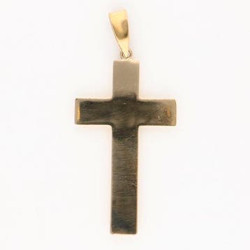 Pendentif - 18 carats Or jaune - Croix