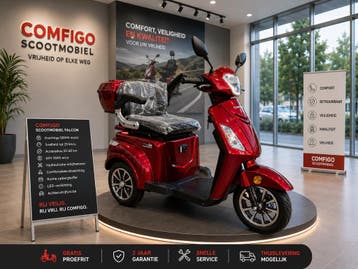 Snel &amp; comfortabel Scootmobiel met lithium accu nieuwe, Diversen, Overige merken, Verzenden, Nieuw, 16 km/u of meer