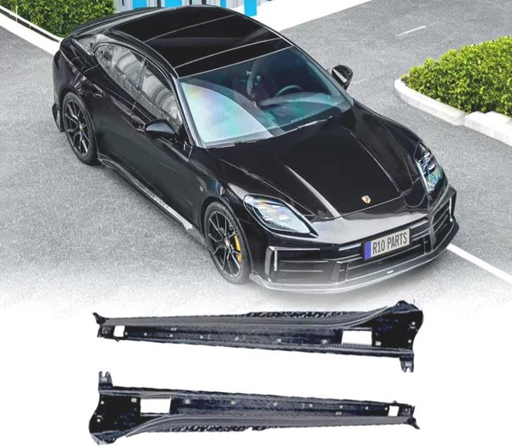 EXTENSIONS BAS DE CAISSE PORSCHE PANAMERA 24-25 LOOK TURBO, Autos : Pièces & Accessoires, Carrosserie & Tôlerie, Envoi