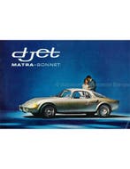 1968 MATRA DJET 5 BROCHURE FRANS, Ophalen of Verzenden