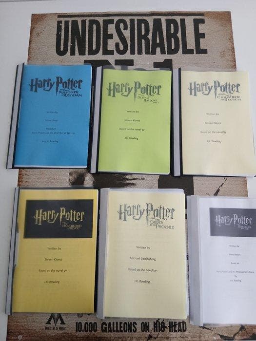 Script - J.K Rowling - Harry Potter Full screen play film, Verzamelen, Film en Tv