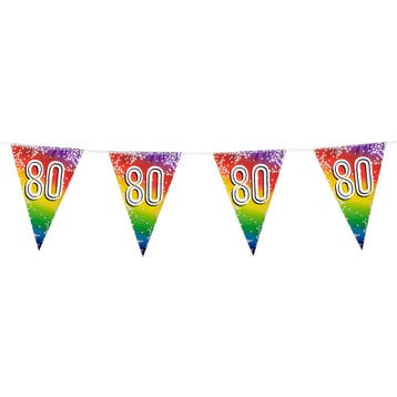 Regenboog Slinger 80 Jaar 6m, Verzenden