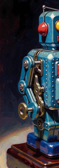 ssick lab - [XL MATTE PAPER] The Blue Automaton