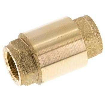 G 1/2 Laiton Clapet Anti Retour Pour Vide -0.95..25 Bar, Verzenden
