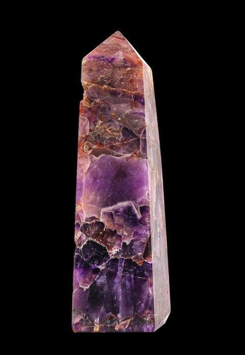 2,1 kg Super Seven kristal obelisk - 25 cm facetgeslepen, Collections, Minéraux & Fossiles