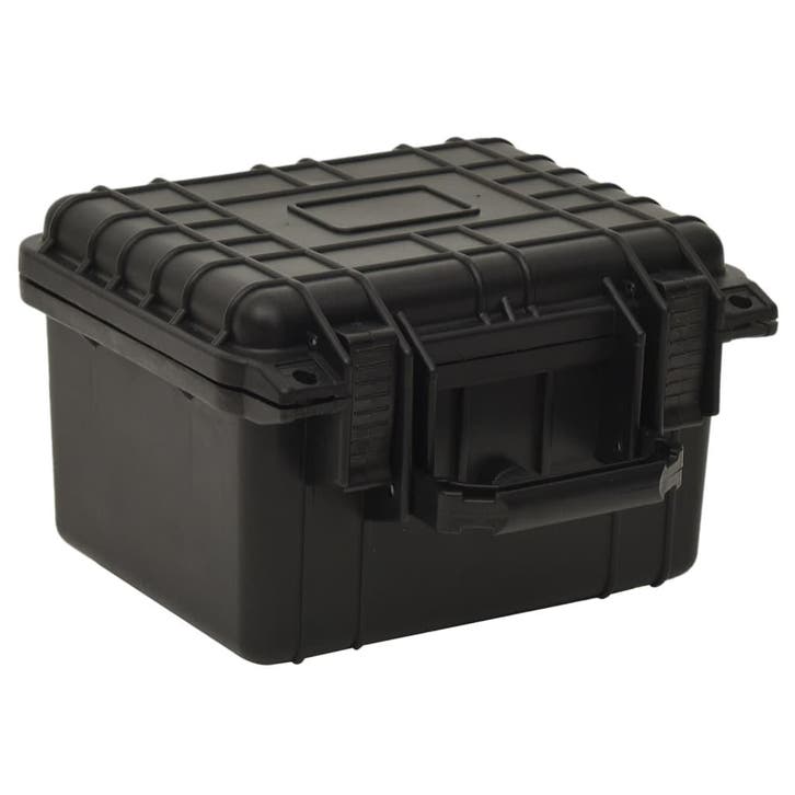 vidaXL Flightcase draagbaar 27x25x18 cm PP zwart, Audio, Tv en Foto, Foto | Cameratassen, Nieuw, Verzenden
