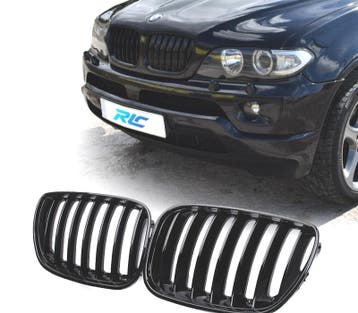 CALANDRES BMW X5 E53 03-07 NOIR BRILLANT, Autos : Pièces & Accessoires, Verzenden