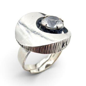 Zonder minimumprijs - Ring Zilver - 1974 Finland - Karl