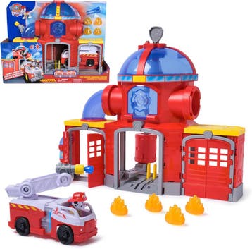 PAW Patrol Brandweerset 38cm - Tweede kansje voor stuntpr..., Kinderen en Baby's, Speelgoed |Speelgoedvoertuigen, Verzenden, Gebruikt
