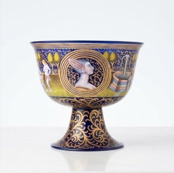 Beker op een voet - Muranoglas - Barovier&Toso