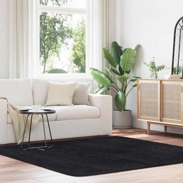 vidaXL Hoogpolig vloerkleed NAVARRA 200x200 cm polyester, Verzenden, Nieuw