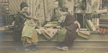 Enami, Farsari, Suzuki, Yokohama School (XIX) - Fabric