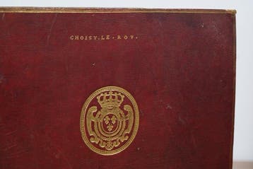 LUIGI XV - Legatura reale Luigi XV Castello di Choisy -