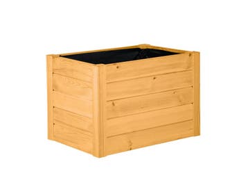 Plantenbak Gold oak 60 x 40 x 40 cm, Verzenden