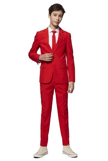 Rood Pak Jongen Tiener OppoSuits, Verzenden