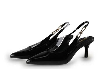 Graceland Slingbacks in maat 39 Zwart, Kleding | Dames, Verzenden, Zwart, Zo goed als nieuw, Graceland