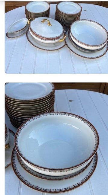 Limoges - Service de table pour 12 personnes (28) -