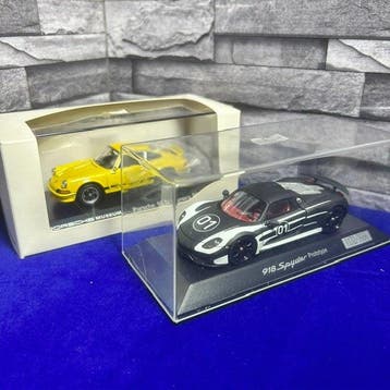 1:43 - Model raceauto - Lotto 2 Modellini 1:43 Porsche 911