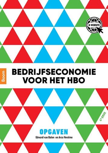Bedrijfseconomie voor het hbo 9789024427253 Arco Verolme, Boeken, Verzenden, Gelezen, Arco Verolme
