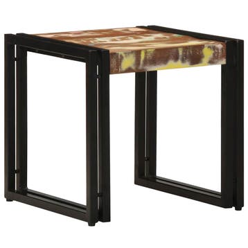 vidaXL Salontafel Multikleur 40 x 40 x 38 cm Massief, Verzenden